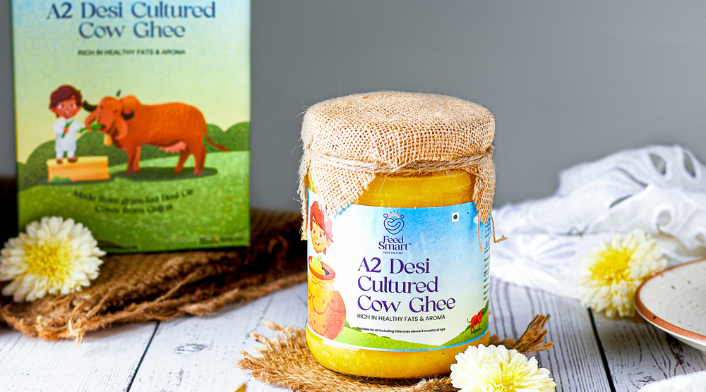Cultured A2 Ghee from Grass-fed Gujarati Gir Cows