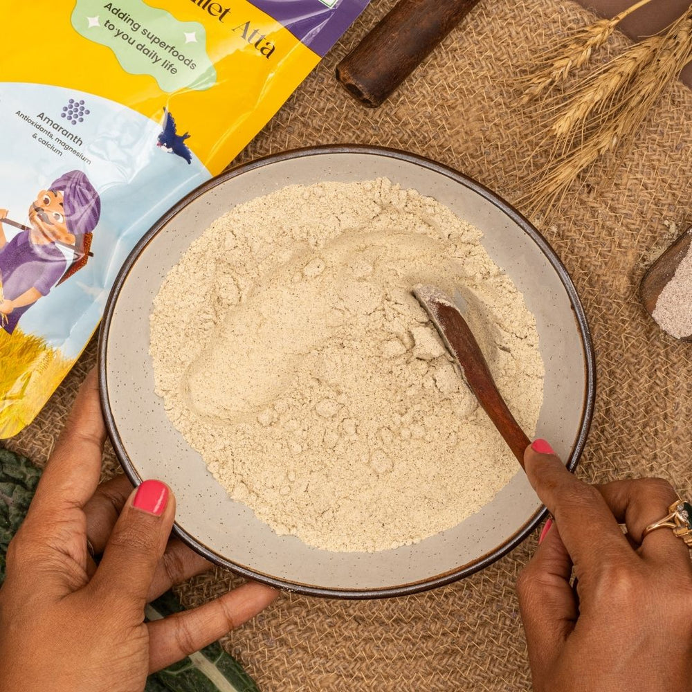 Smart Whole Wheat Millet Atta Whole Wheat Multigrain Atta Flour for