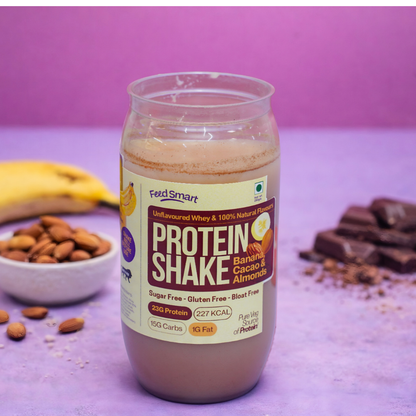 Banana, Cacao & Almonds Protein  Shake (250ML)