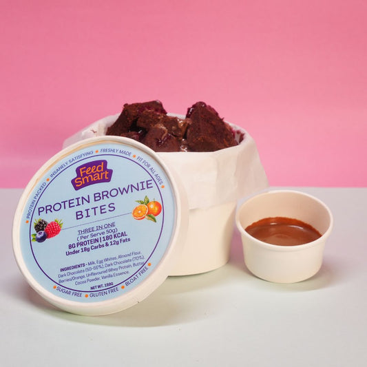 Three in One Protein Brownie Bites – Mixed Flavors